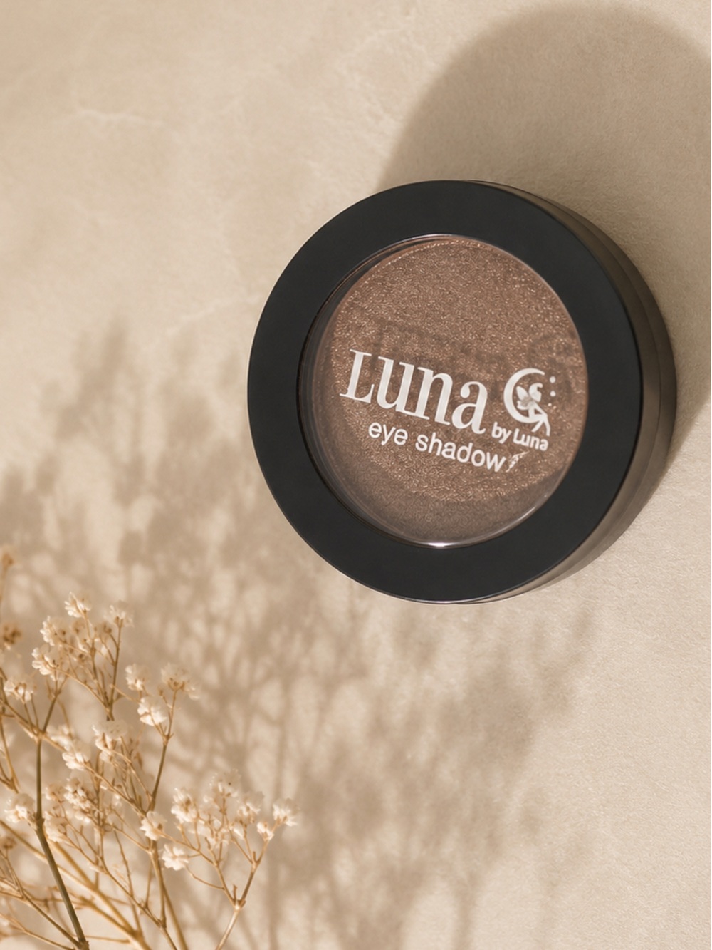 Luna Shimmering Taupe Eyeshadow — Warm Brown Shade